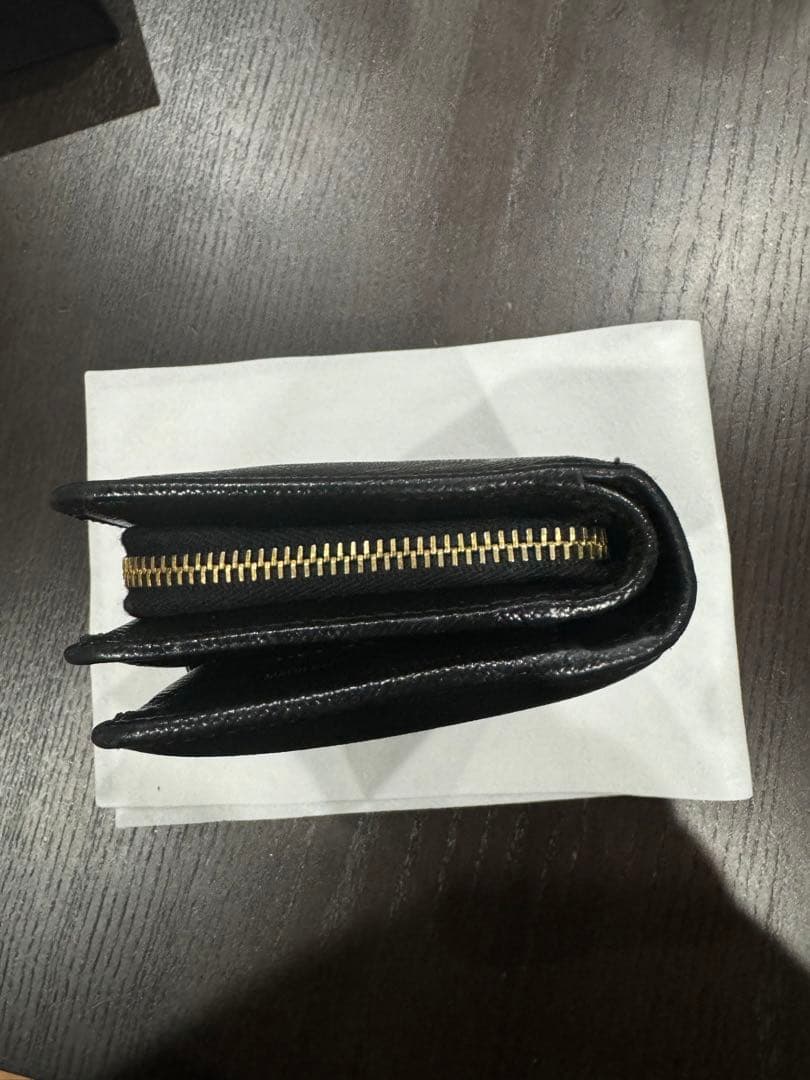 【中古】PRADA プラダ 二つ折り財布 1ML225 NERO