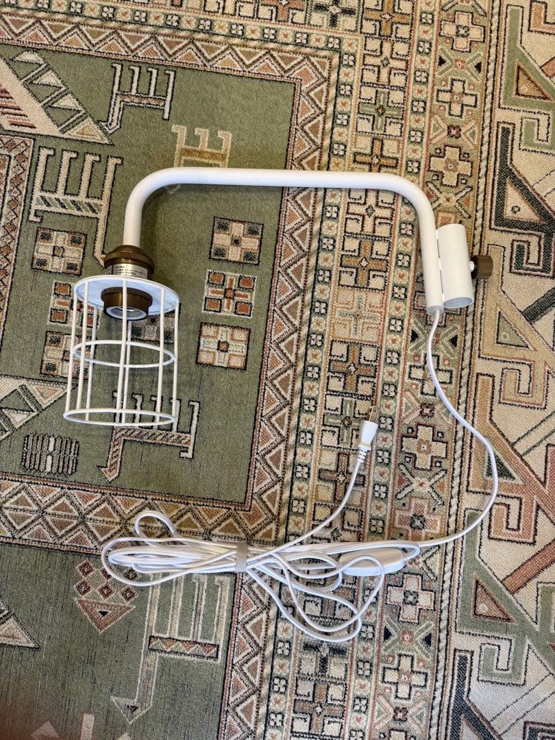 drow a line ランプアーム＋ランプシェード ホワイト ドローアライン