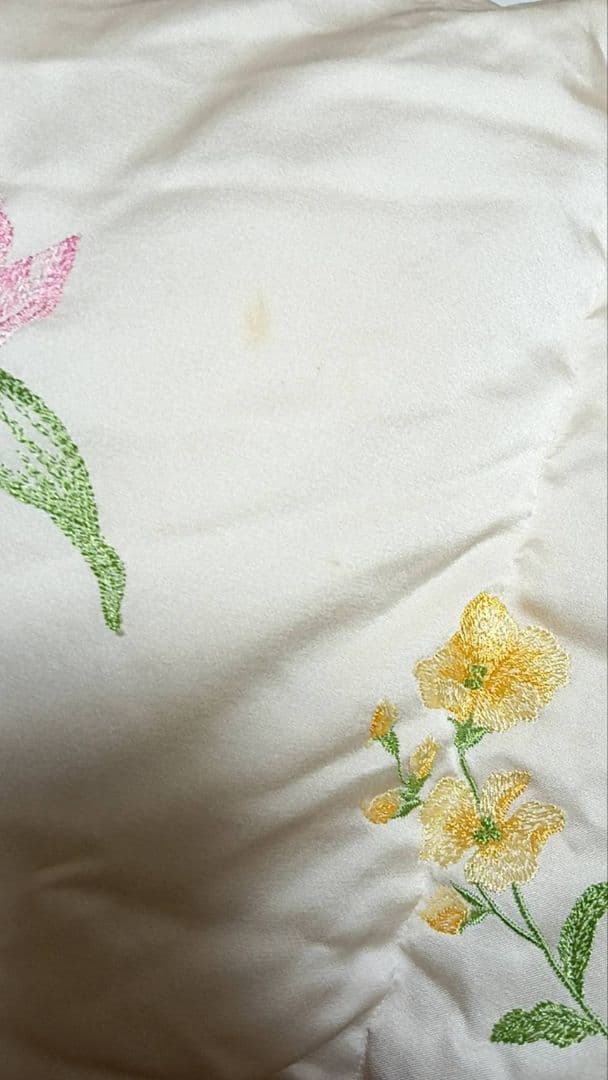 シミ有り　丸八真綿　羽毛掛け布団　ソワリー　羽毛　グース　値引き交渉ブロック