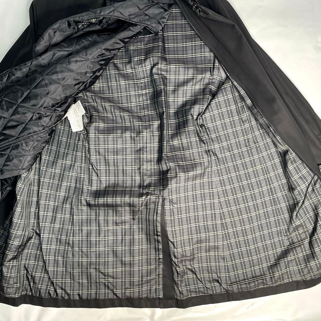 美品 バーバリーブラックレーベル トレンチコート ノバチェック