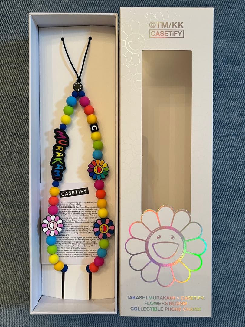 (新品)村上隆 CASETiFYフラワースマホストラップ