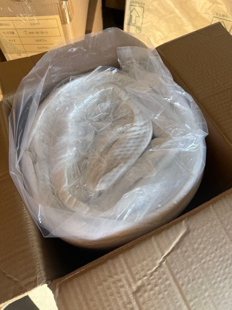 新品　日本製　折り畳み三つ折りマットレス　6cm厚　240cm幅　アイボリー