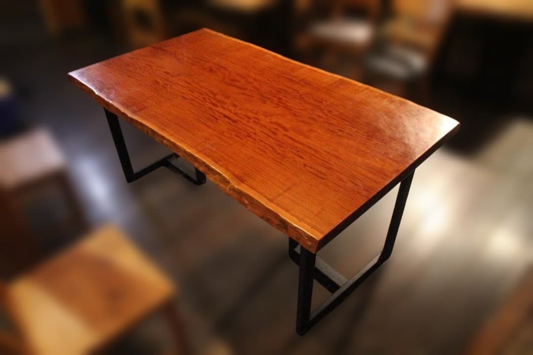 【天板のみ】ブビンガ／一枚板テーブル／ダイニングテーブル