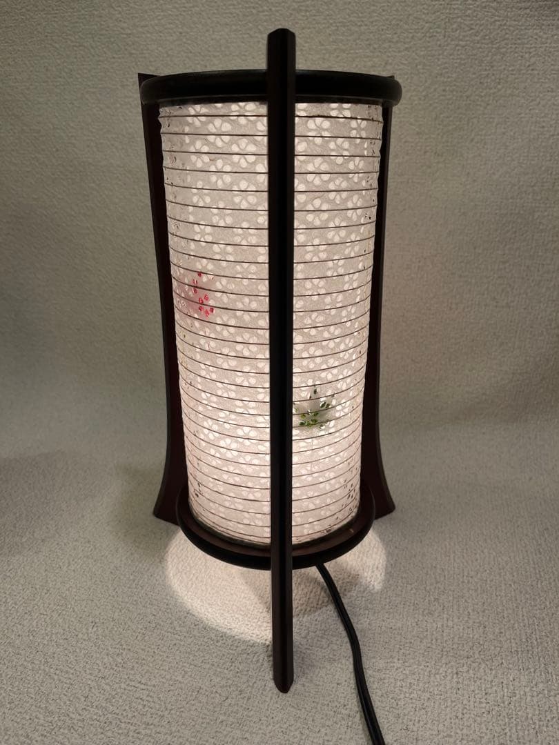 径18x高さ32㎝和紙スタンドもみじ入り
