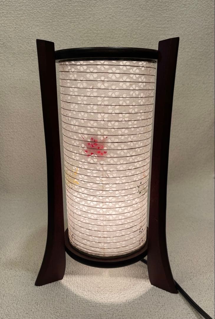 径18x高さ32㎝和紙スタンドもみじ入り