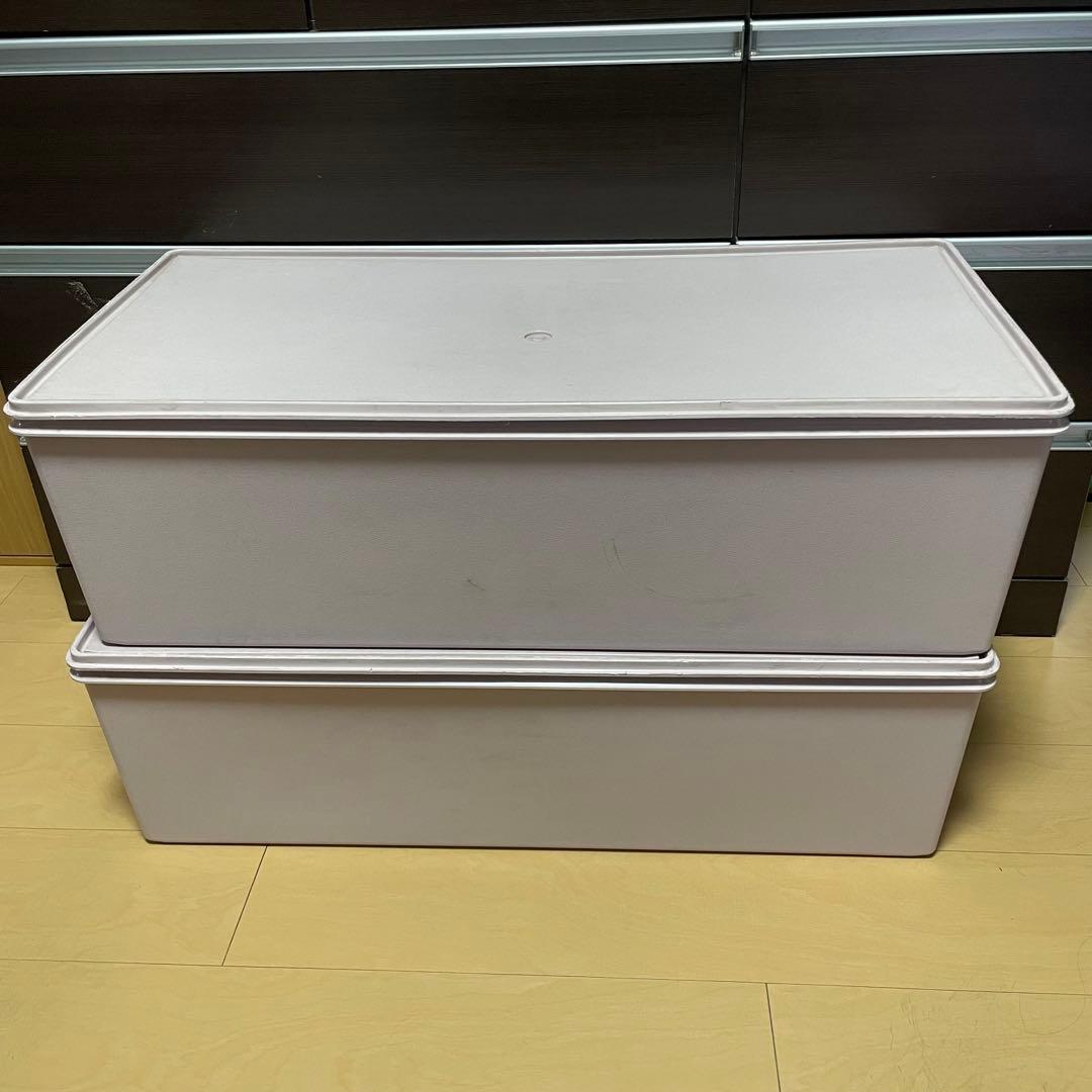 タッパーウェア　スーパーケース　ロングディープ 美品　2個セット