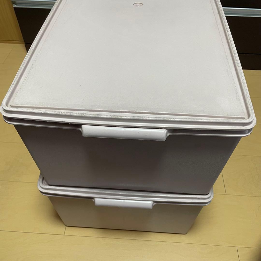 タッパーウェア　スーパーケース　ロングディープ 美品　2個セット