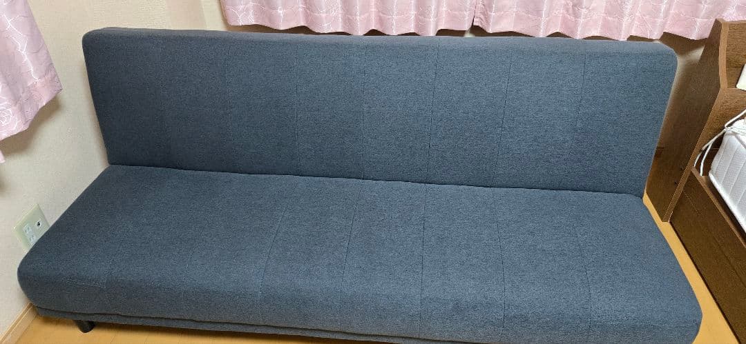 グレー ソファベッド シンプルデザイン