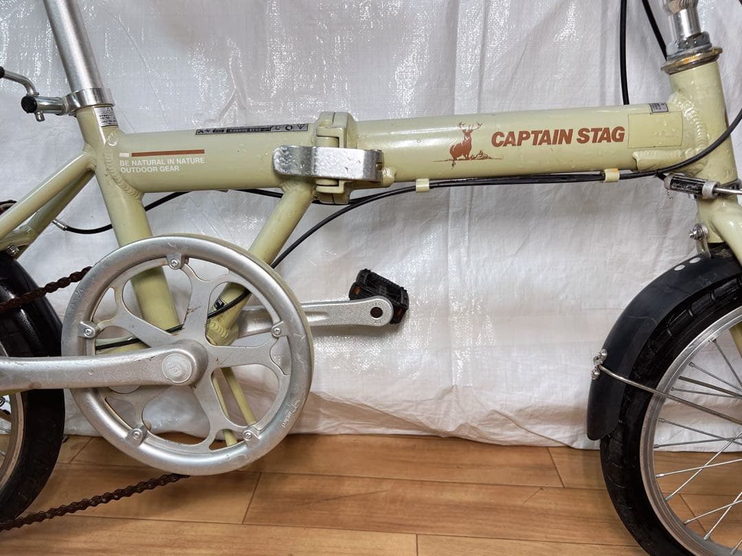 CAPTAIN STAG 16インチ折りたたみ自転車