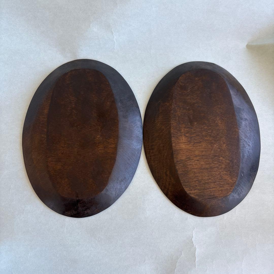 徒爾　楕円皿2枚セット