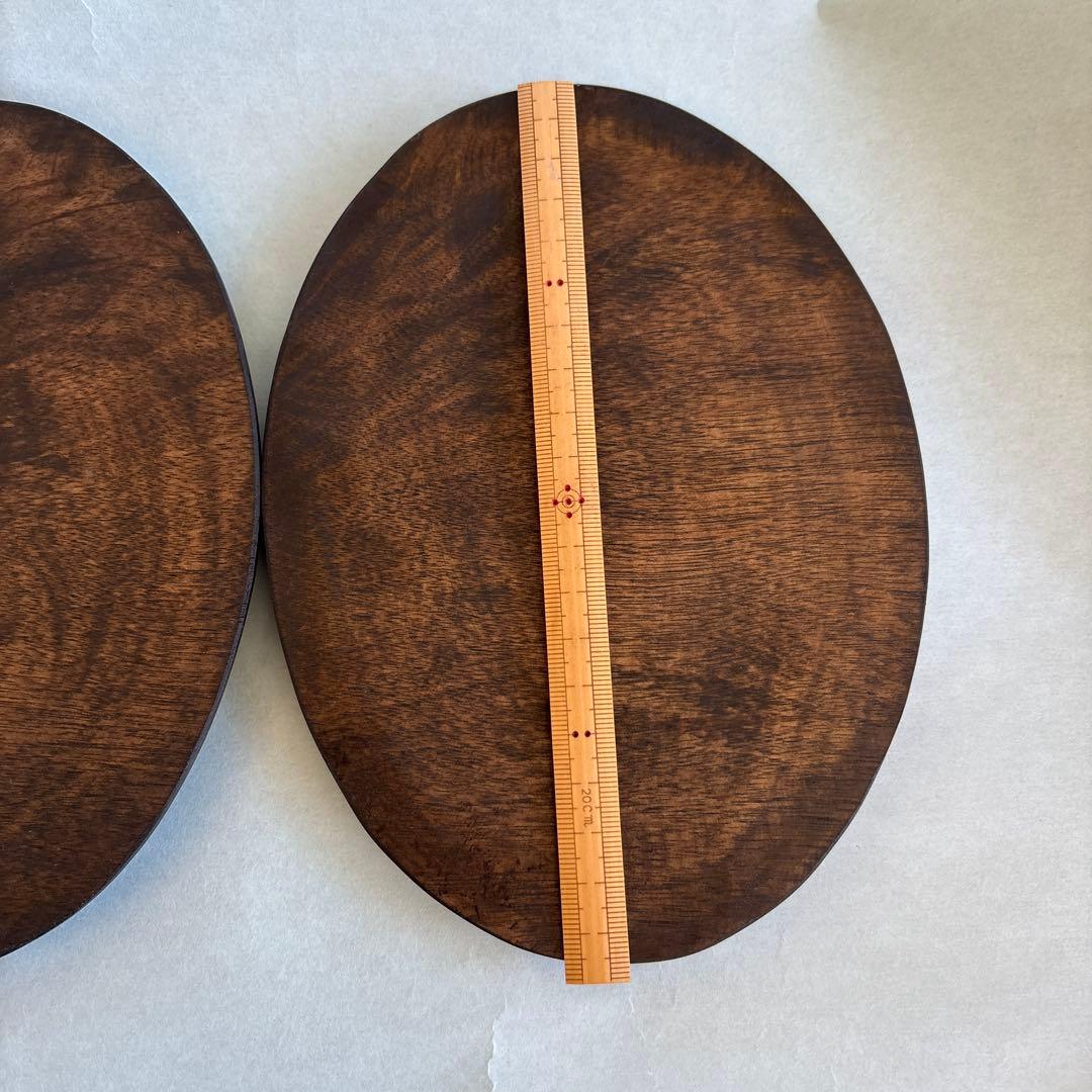 徒爾　楕円皿2枚セット