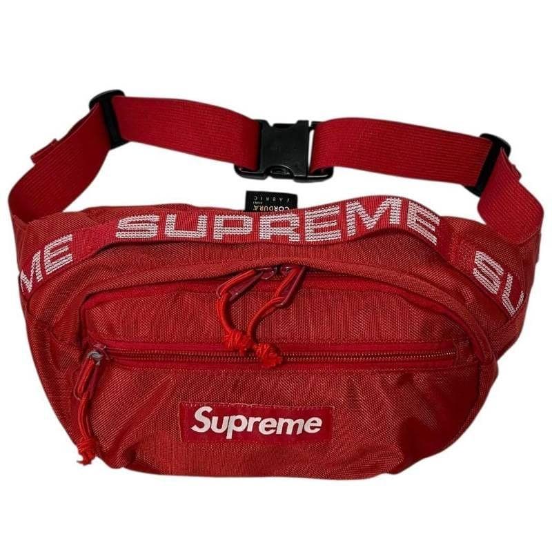 2938 Supreme 18SS Waist Bag Cordura レッド