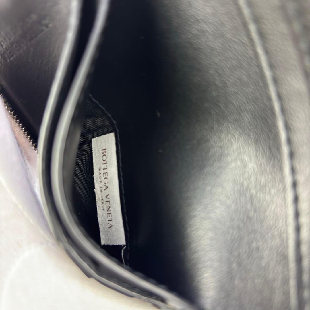 BOTTEGA VENETA 財布 2つ折り カセット 黒