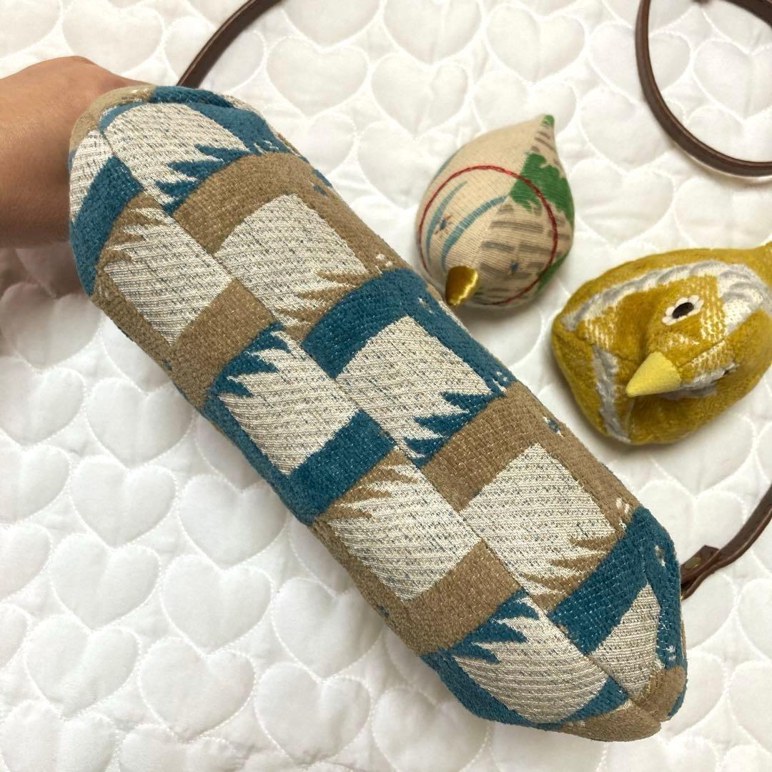 810 両面サラブレッドのショルダーバッグ　thoroughbred ベージュ