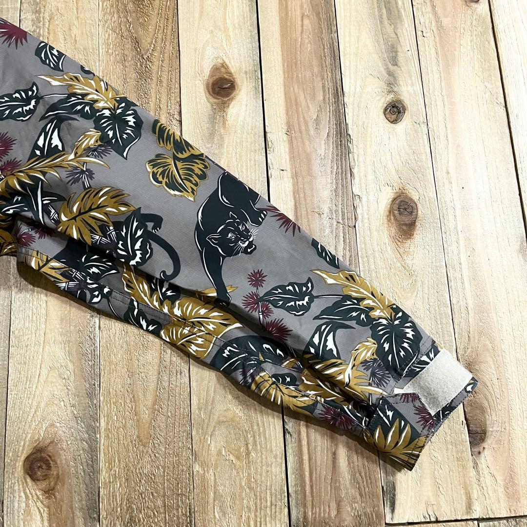 新品タグ付き GANGSTERVILLE 総柄 マウンテンパーカー Sサイズ