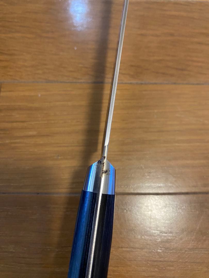 雲水　牛刀ツバ付　180mm