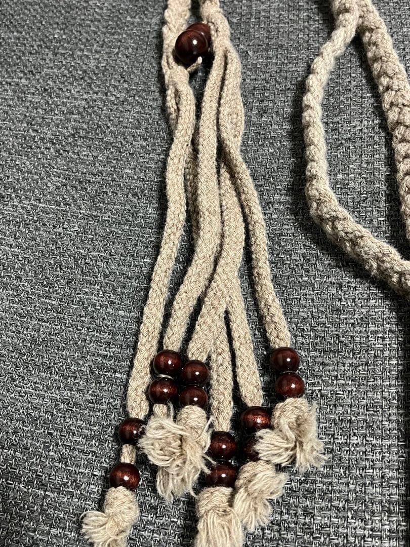 ナンバーナイン　ジョージ期　編み込みベルト