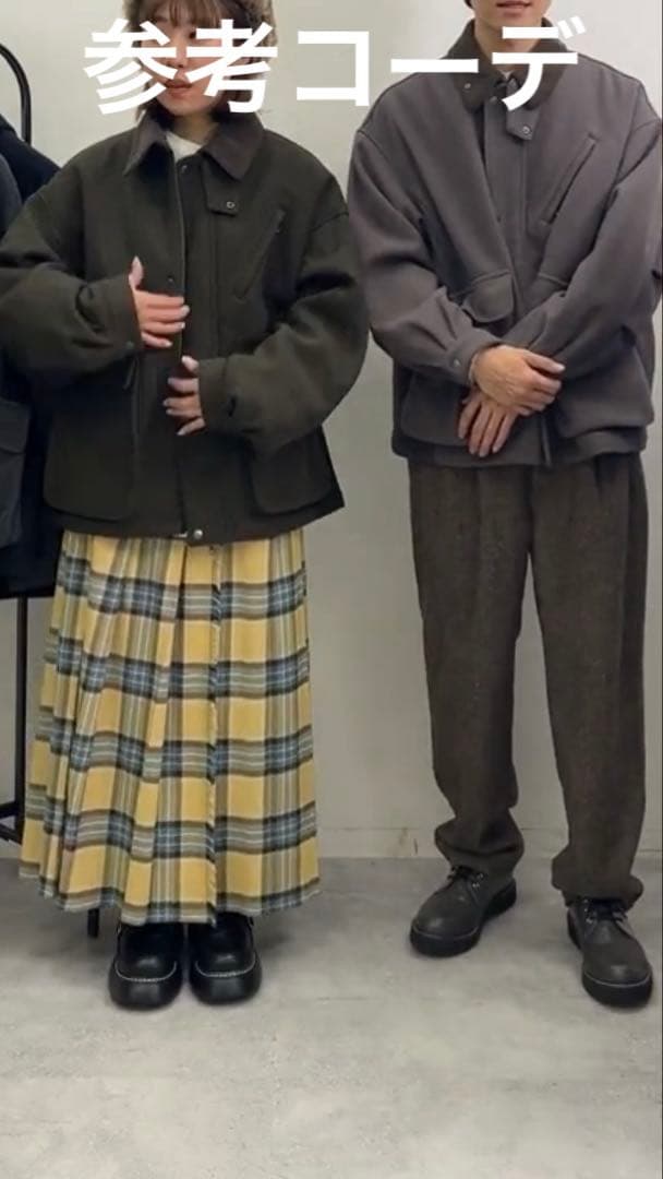 【niko and ... 】ニコアンド　ウーリーテックハンティング　ブルゾンM