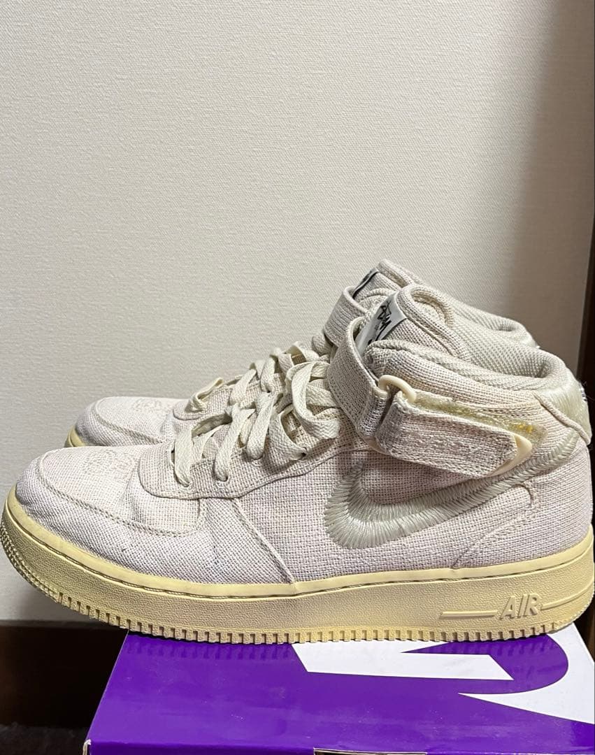 Nike x Stussy Air Force 1 Mid スニーカー