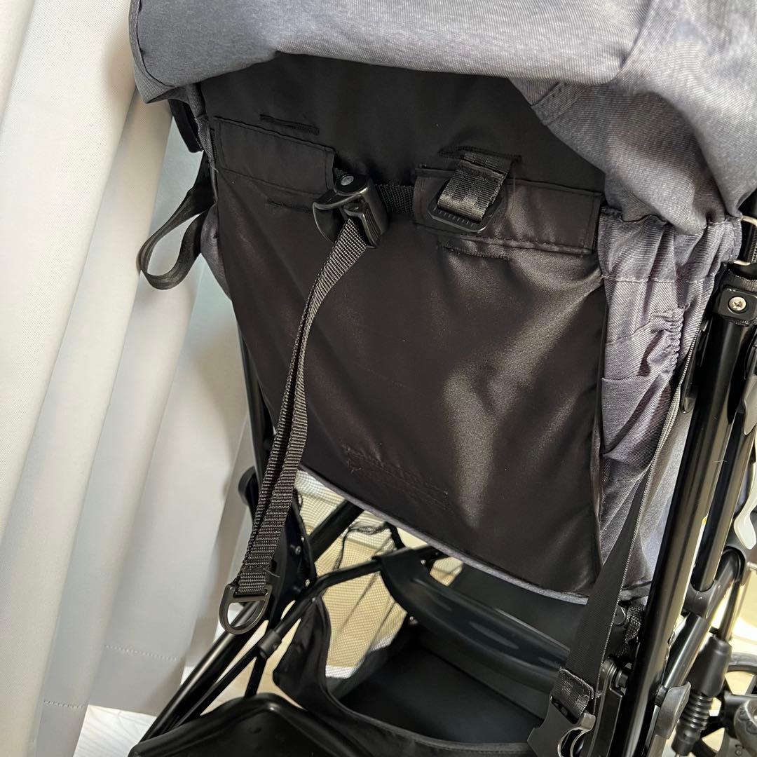 超極美品　二人乗りベビーカー カトージ 二人でゴーDX デニム 新生児から