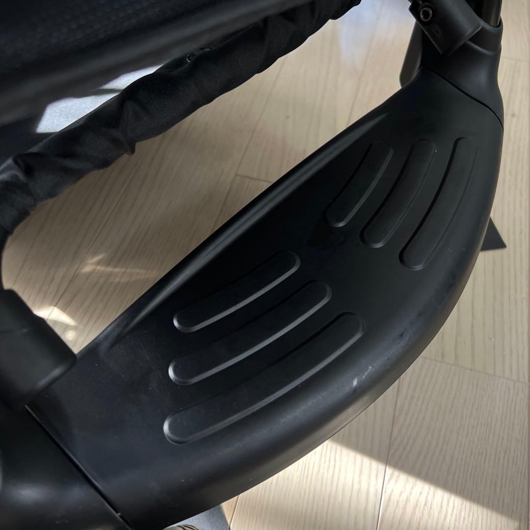 超極美品　二人乗りベビーカー カトージ 二人でゴーDX デニム 新生児から