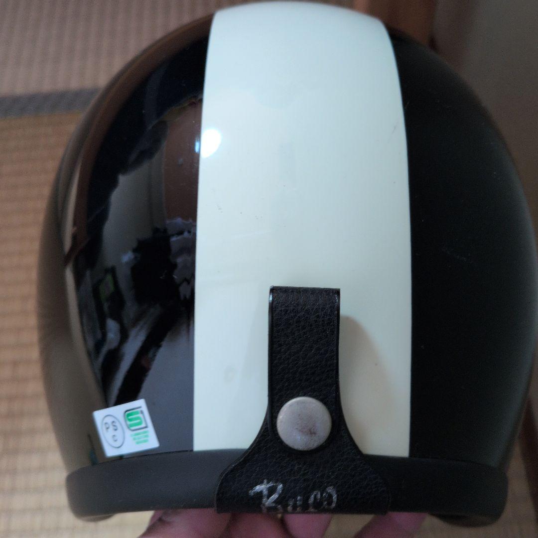 small Buco ジェットヘルメット 黒 白 バブルシールド サイズ不明