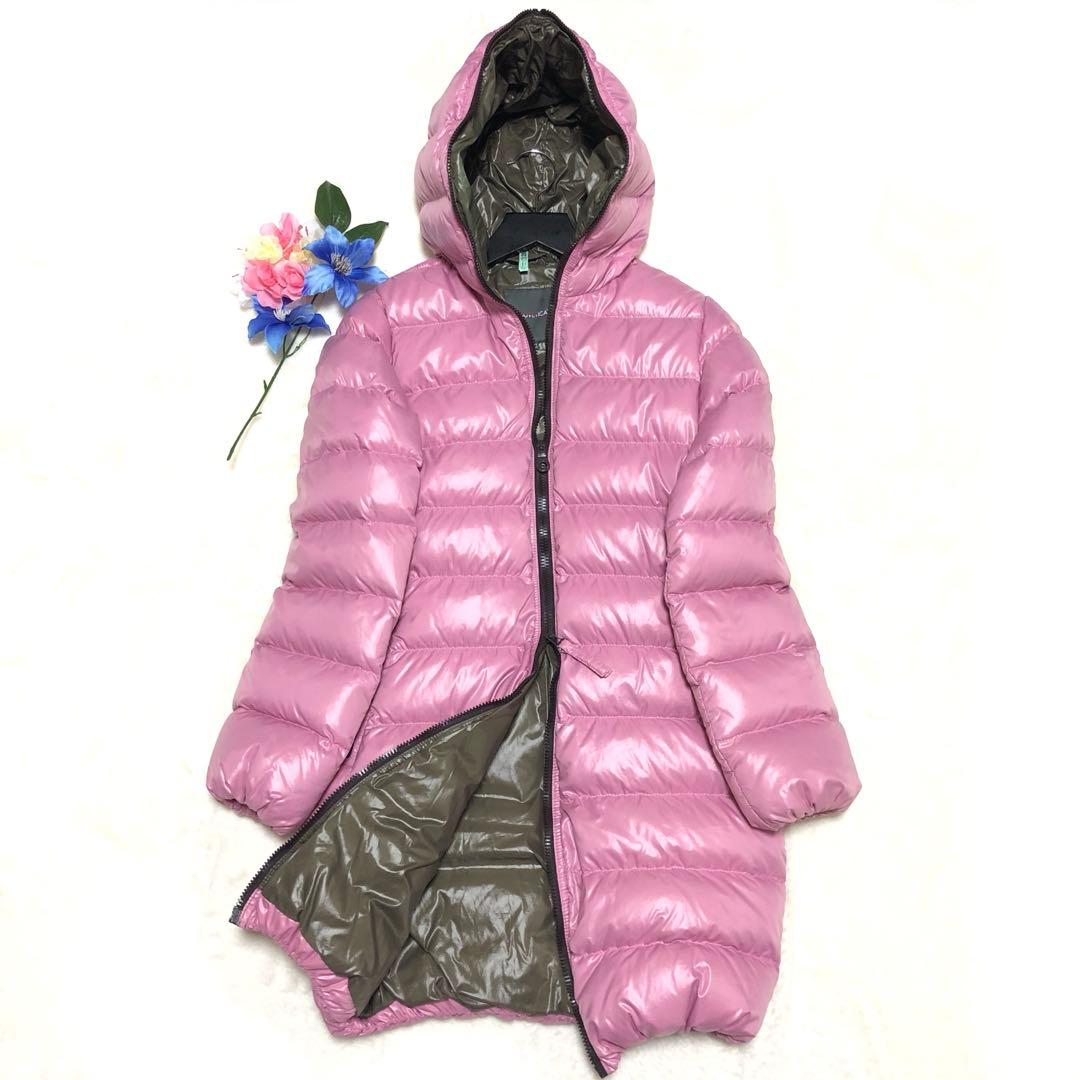 極美品　デュベティカ　ダウンコート　ACE　コクーンシルエット✨　ピンク✨