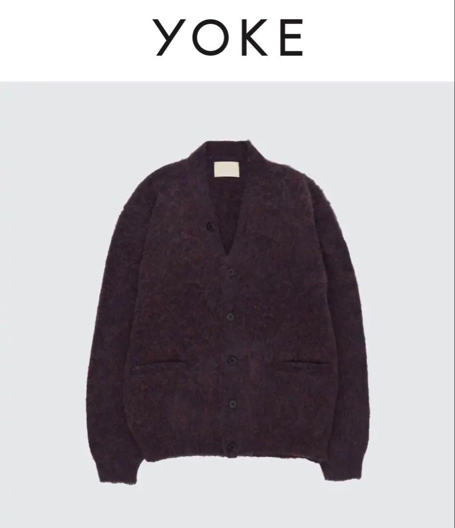 トップス YOKE 3color Mix Baby Alpaca Cardigan