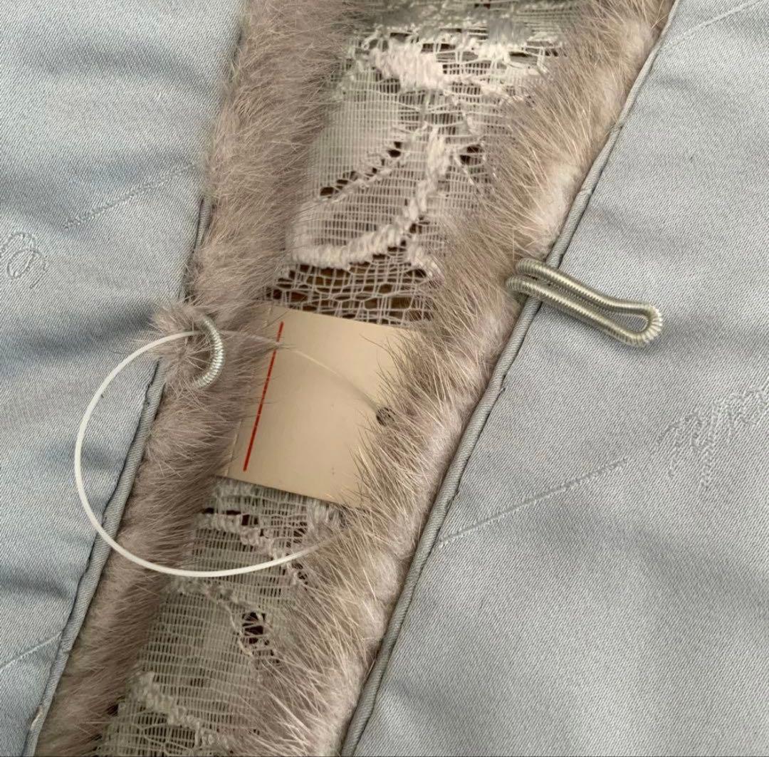 MITSUKOSHI サファイアミンクショール グレー