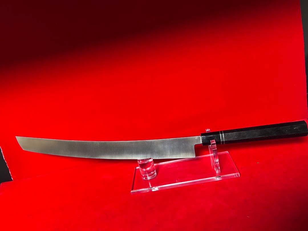 01519 包丁　新製品　先丸　マグロ包丁　VG10 日本製　切味抜群　未使用