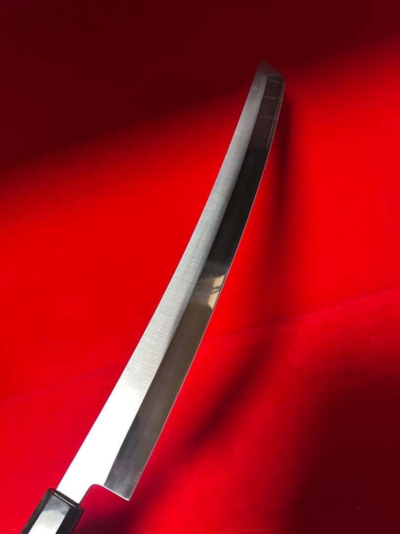 01519 包丁　新製品　先丸　マグロ包丁　VG10 日本製　切味抜群　未使用