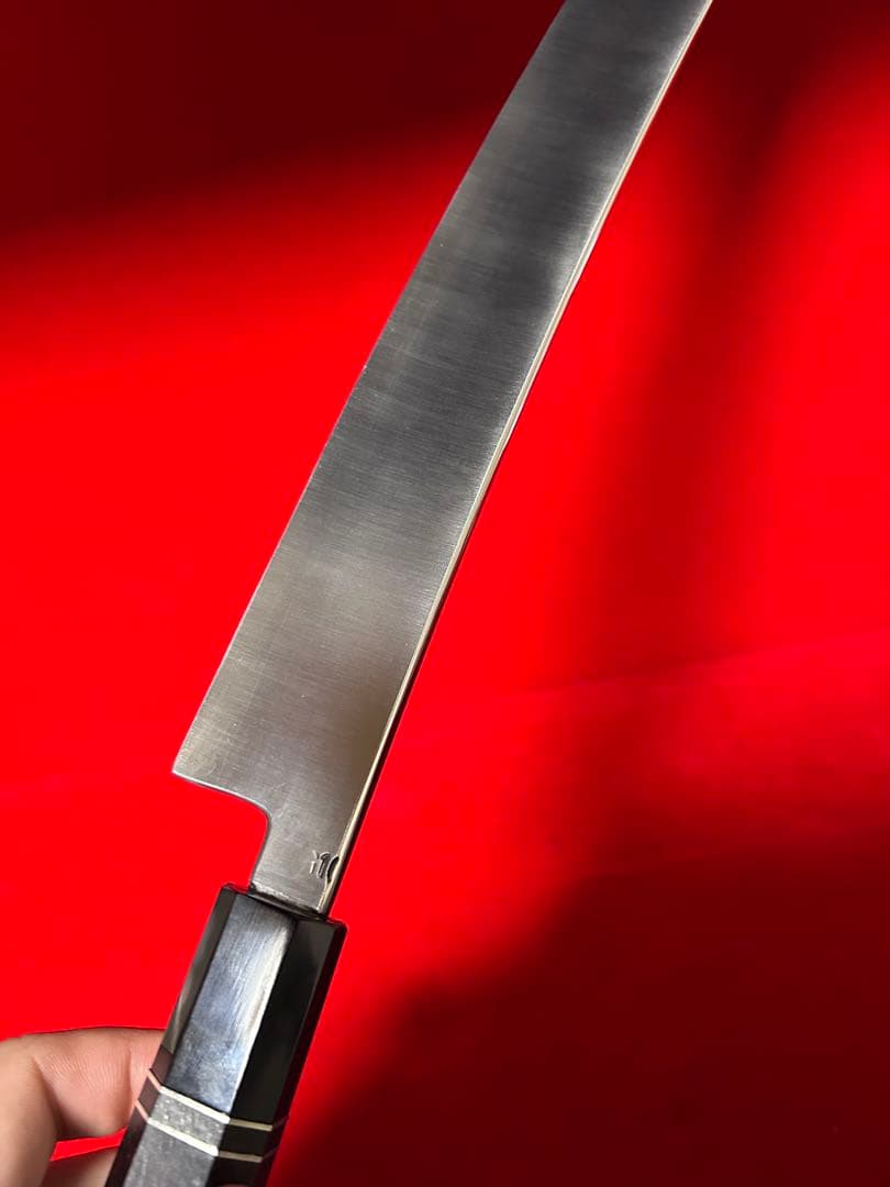 01519 包丁　新製品　先丸　マグロ包丁　VG10 日本製　切味抜群　未使用