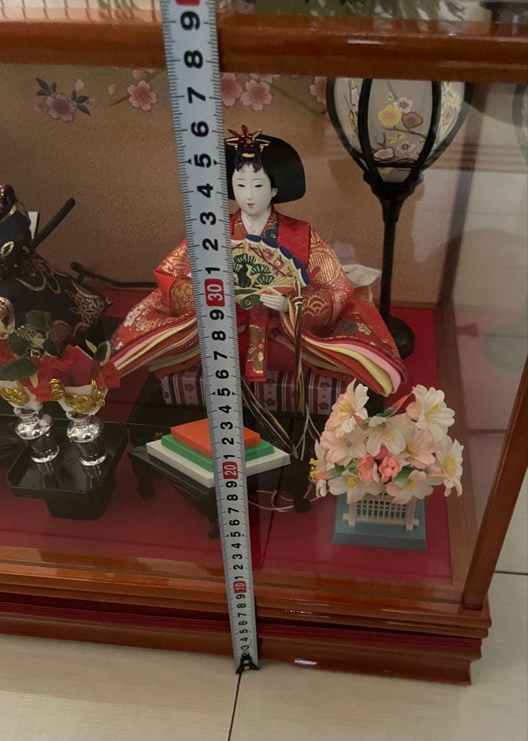 ★美品★ 極上特選 三月雛人形　ひな人形　雛人形 二人　吉徳監修　ガラスケース入