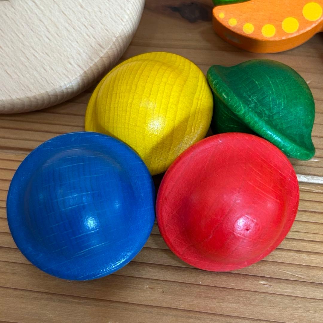 【美品】nic社　ドイツ木製スロープトイ