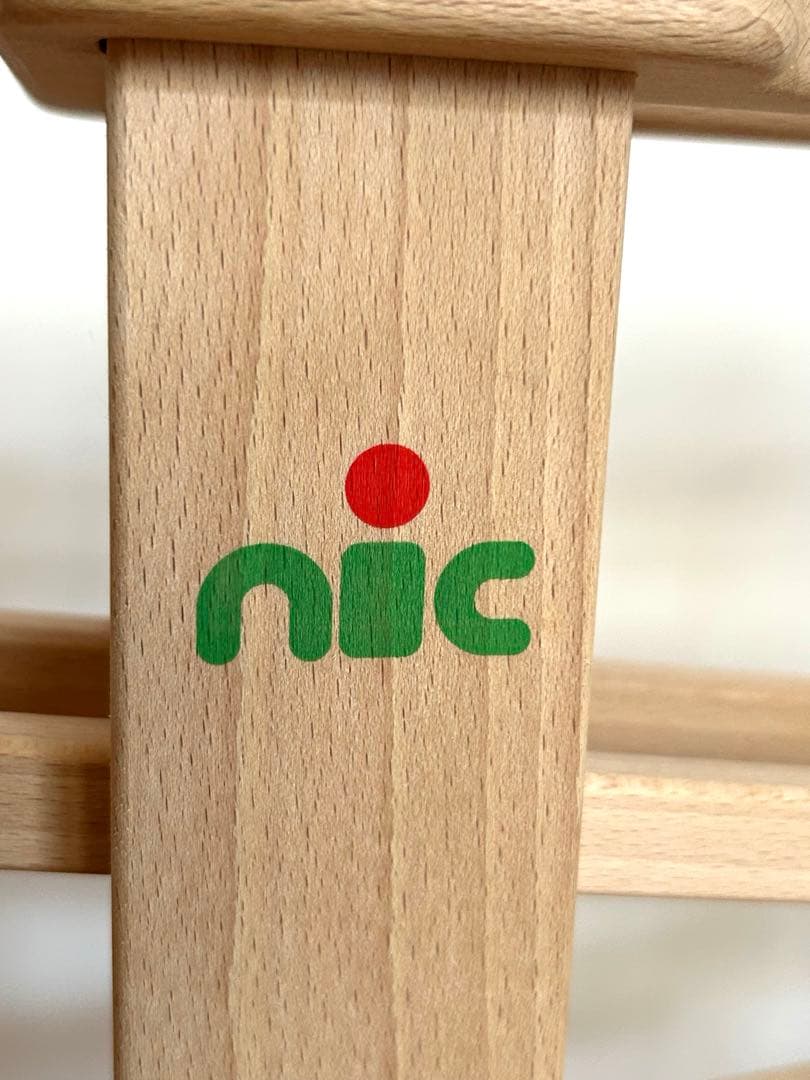 【美品】nic社　ドイツ木製スロープトイ