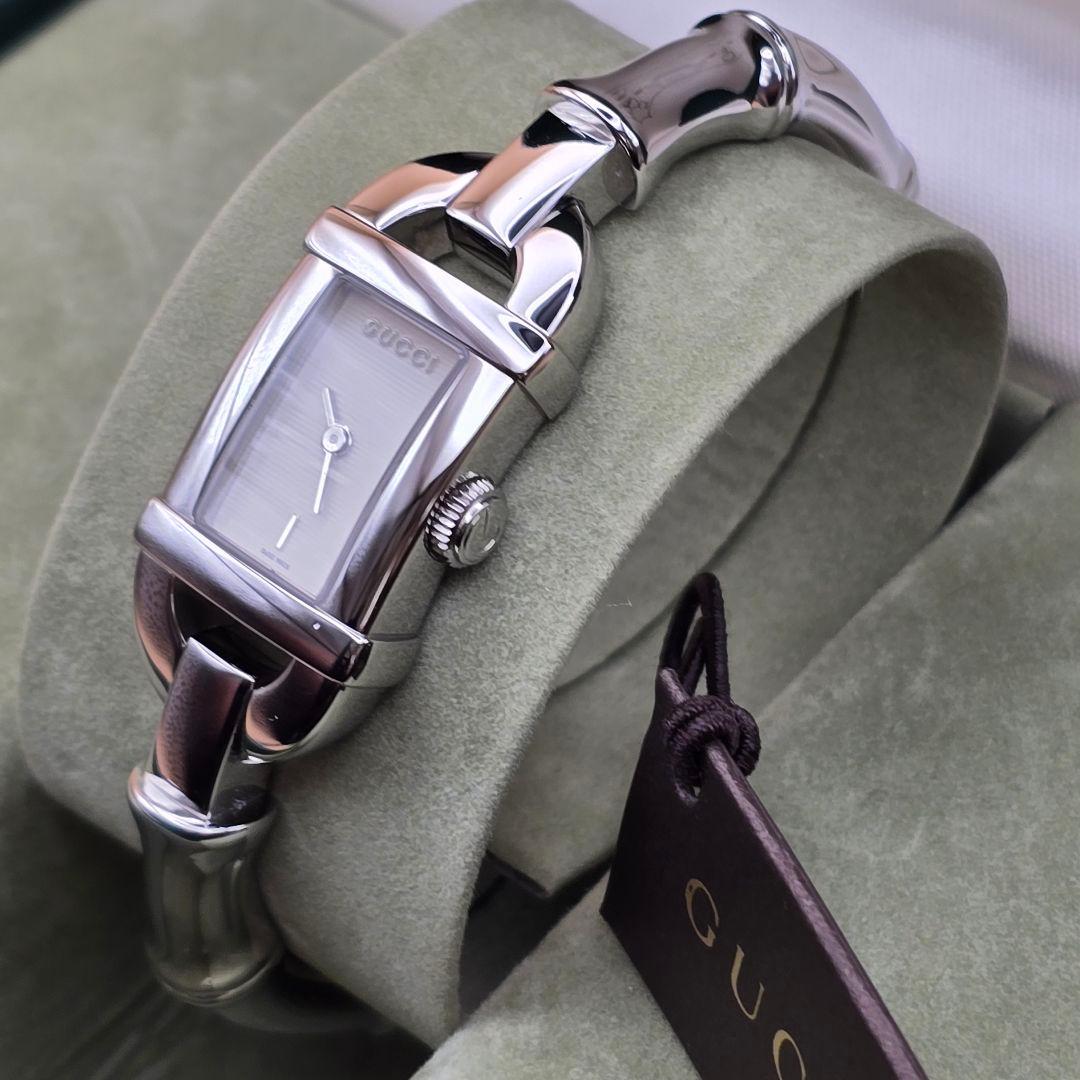 美品 GUCCI グッチ 腕時計 6800Ｌ バンブーモチーフ