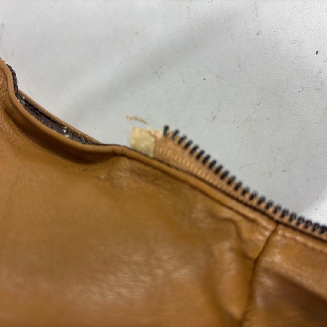 本革 レザーダウンジャケット 　ジャンパー　牛革　キャメル　LLサイズ