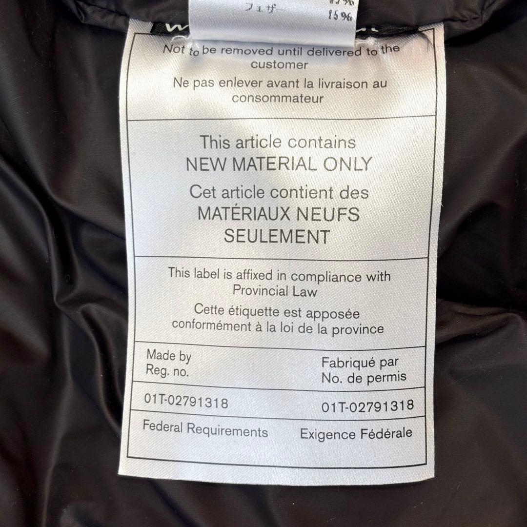 美品 MAN ダウン ジャケット コート スノーマン ニューヨークS 黒