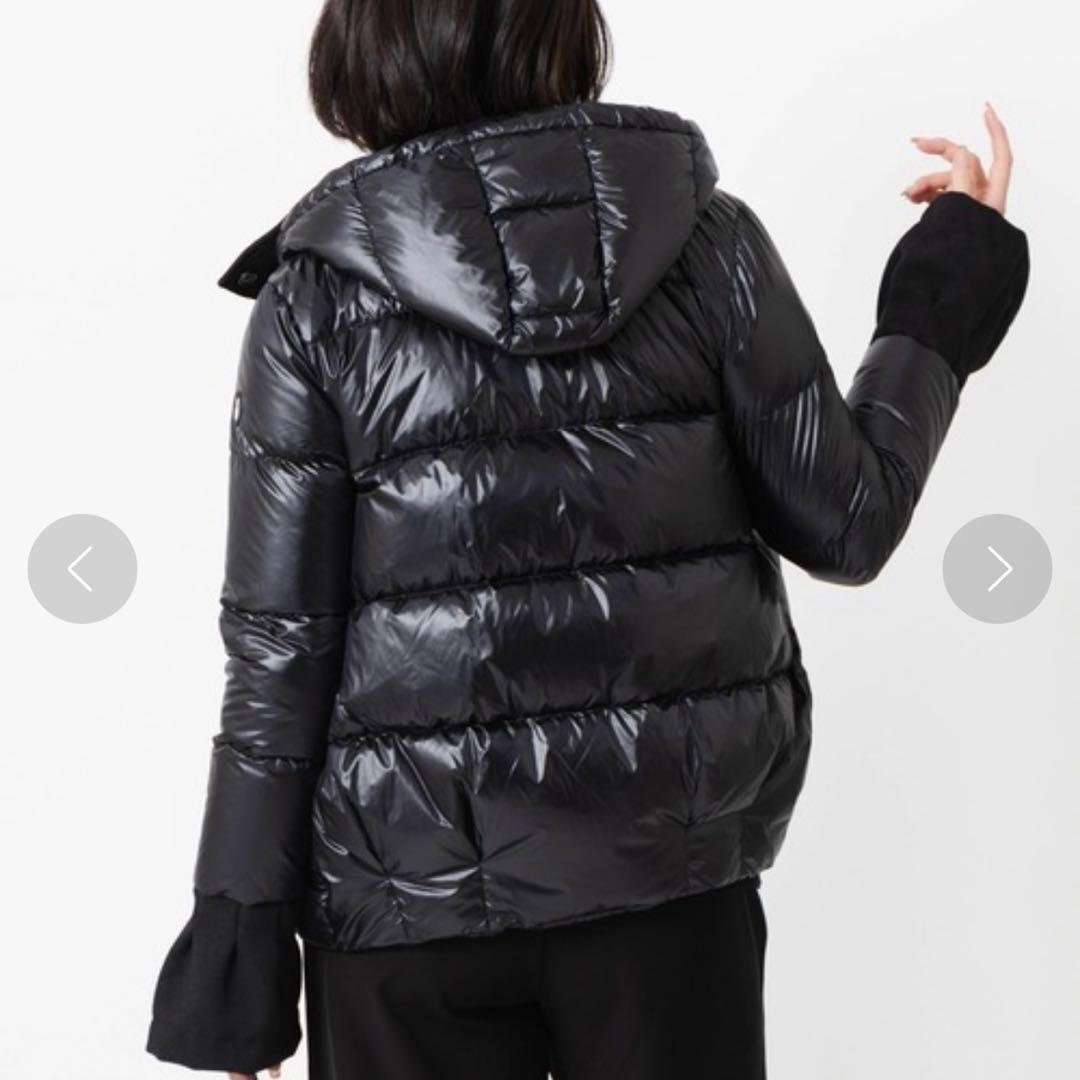 美品 MAN ダウン ジャケット コート スノーマン ニューヨークS 黒