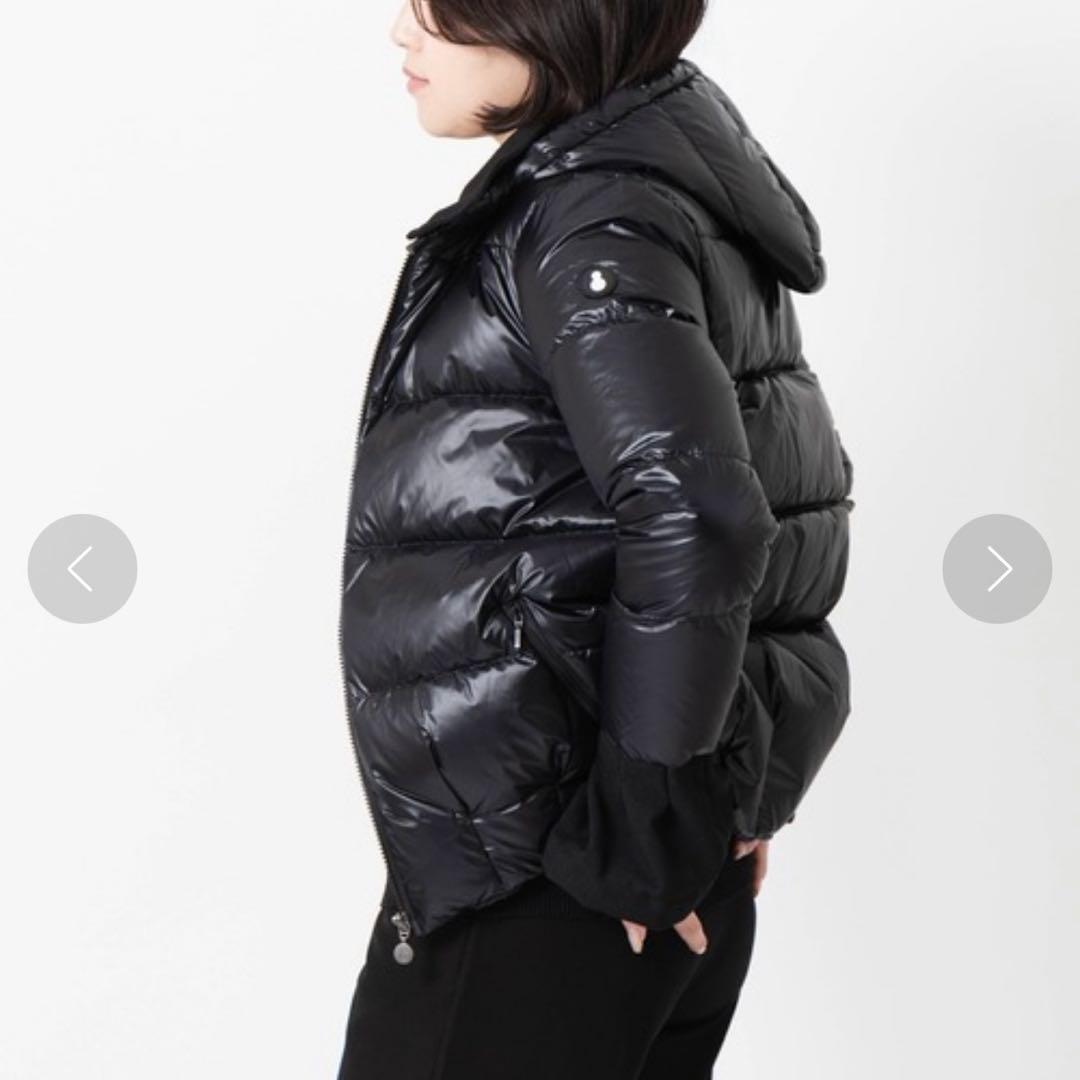 美品 MAN ダウン ジャケット コート スノーマン ニューヨークS 黒