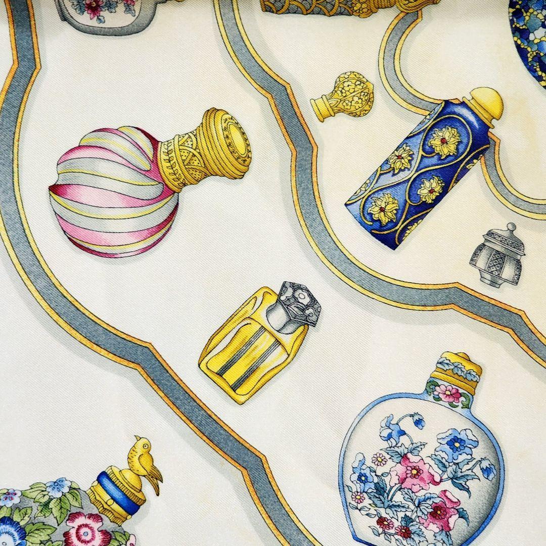 ☆HERMES☆ スカーフ カレ90 香水瓶 ピンク