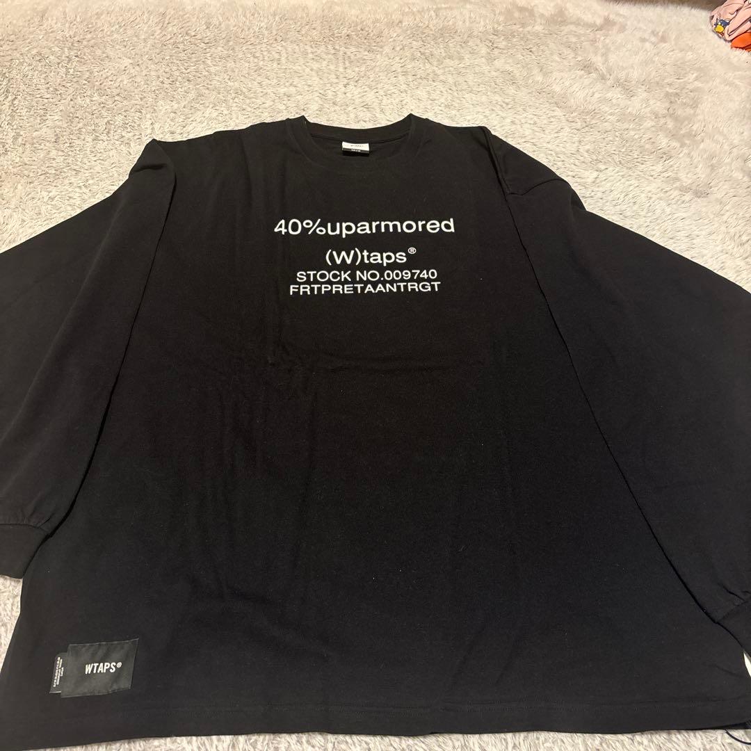 (タケ)WTAPS ロンT ブラック　X30