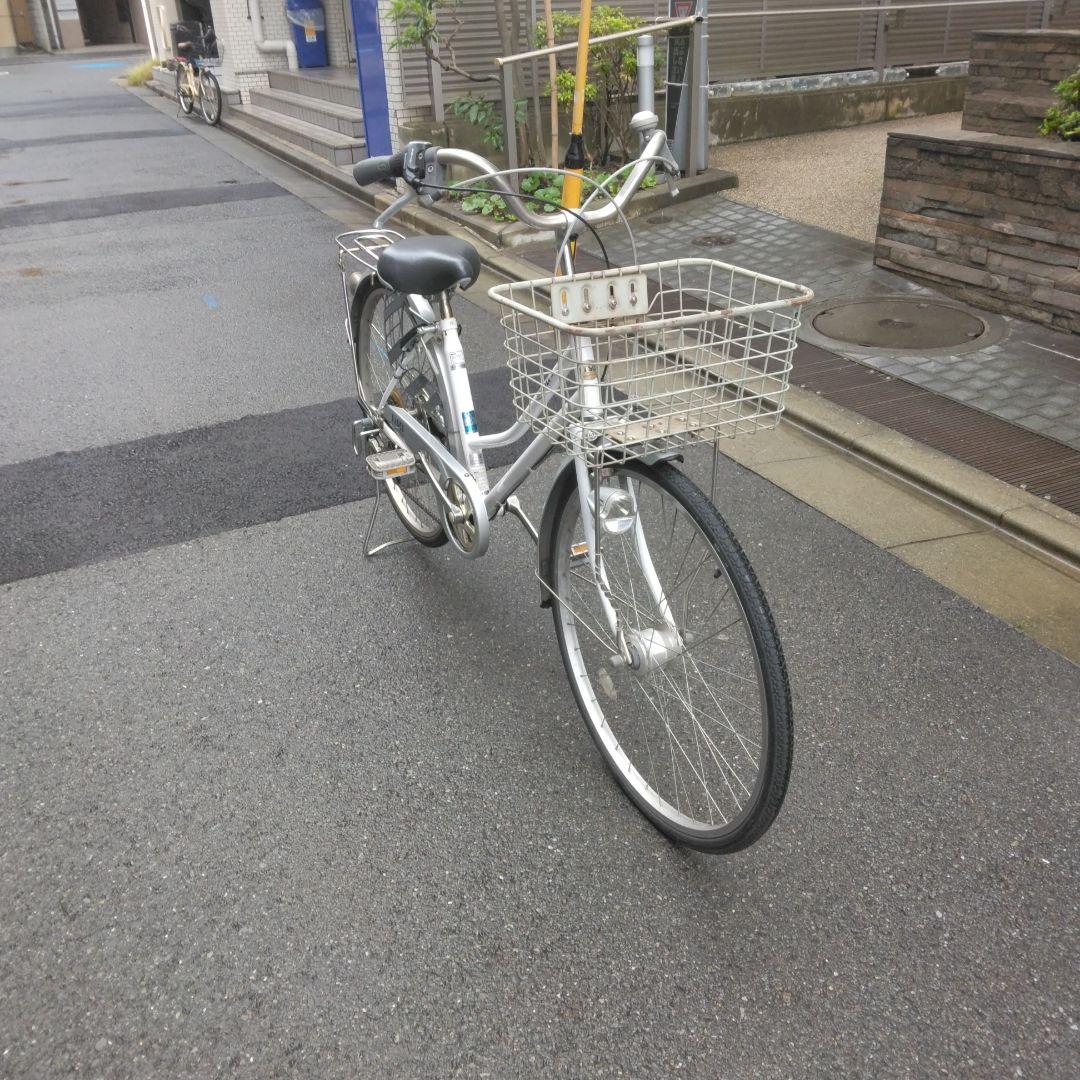 が*読様 ホワイトダイワサイクル高級車パセオスペアキー2本2022年製LEDオー