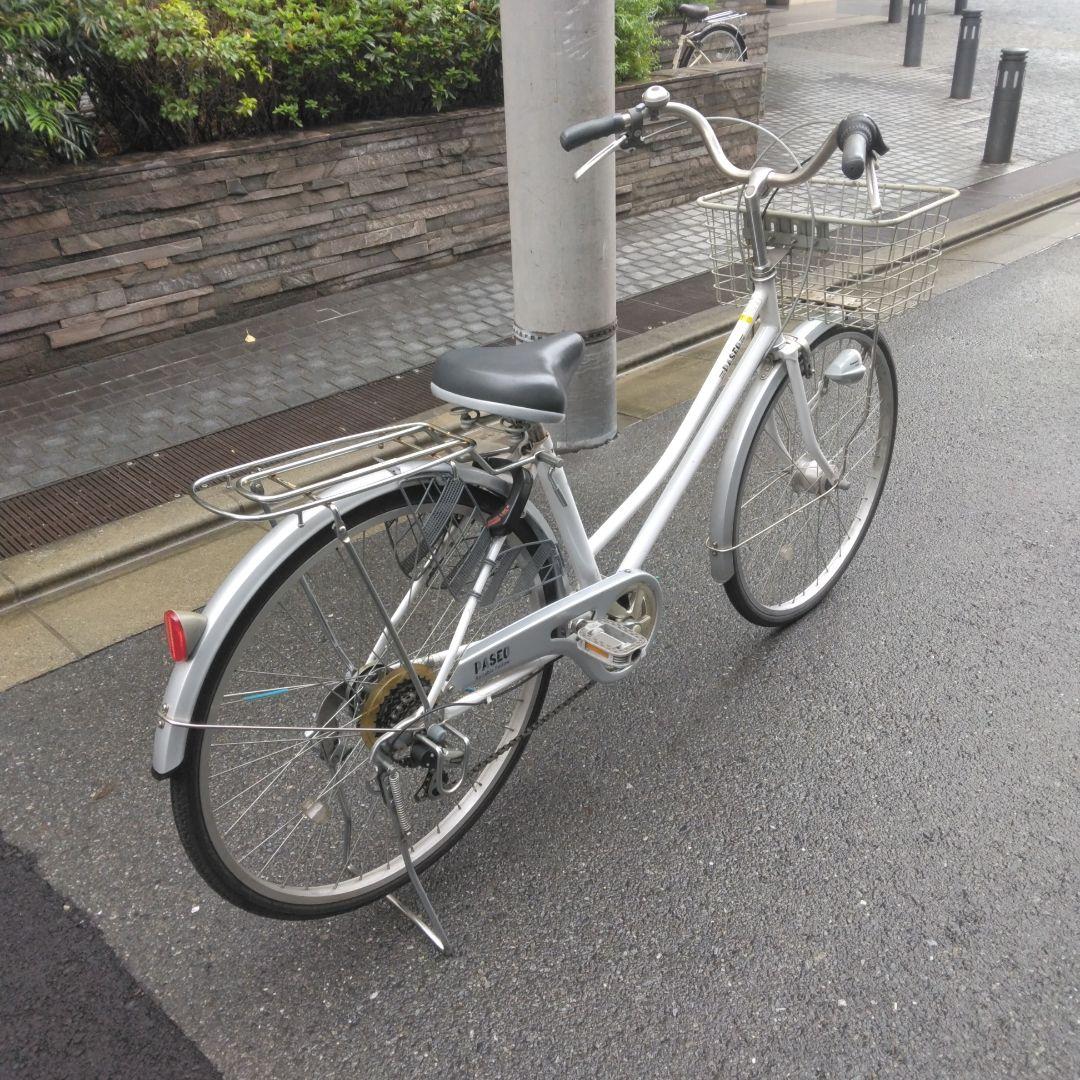 が*読様 ホワイトダイワサイクル高級車パセオスペアキー2本2022年製LEDオー