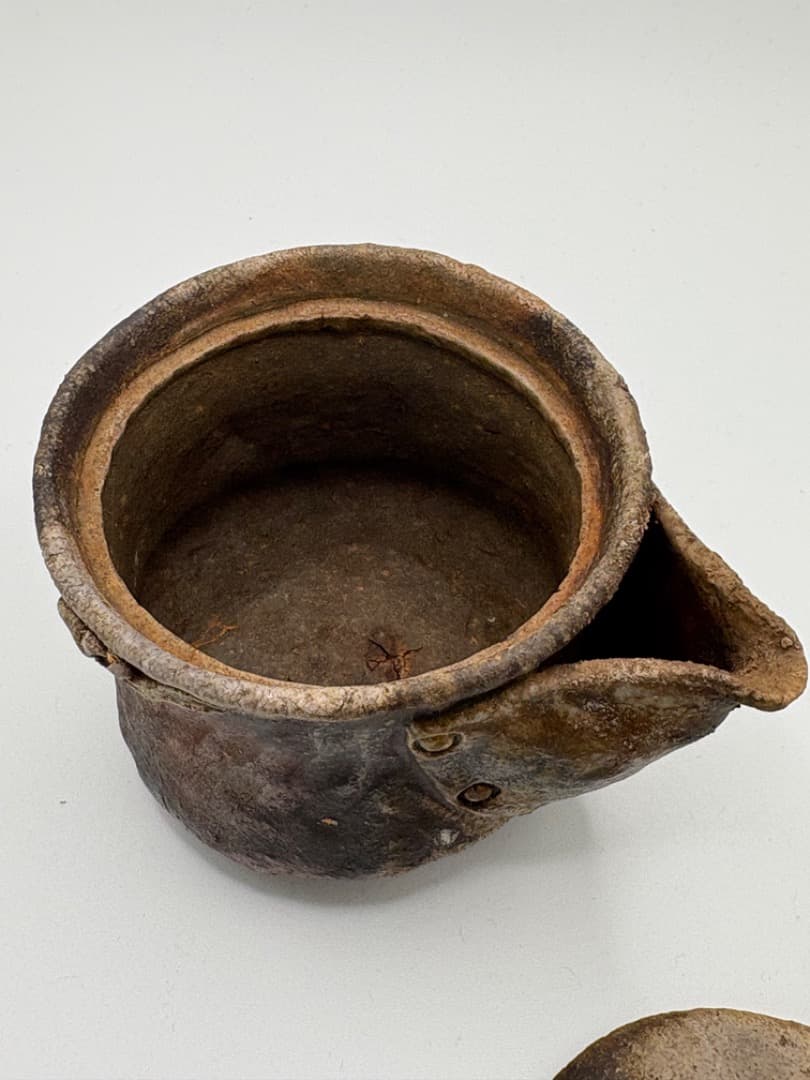 森風来　手捻り宝瓶・急須