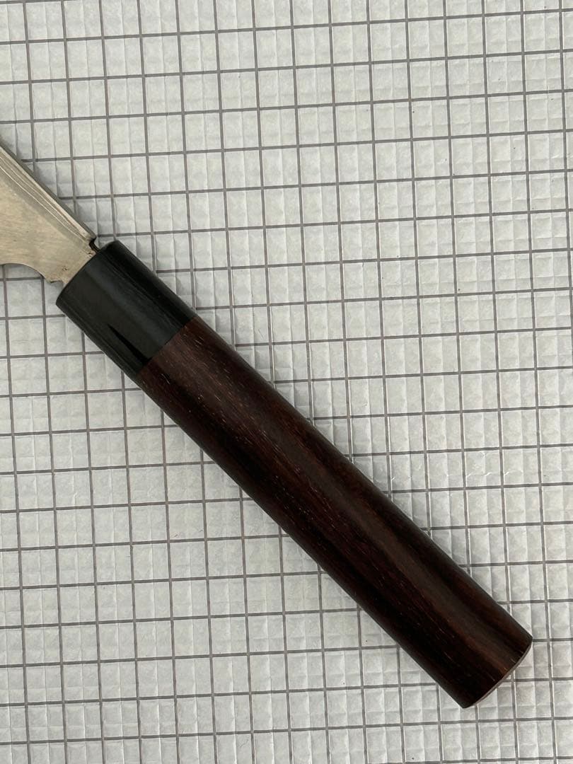 仙助 柳刃包丁 包丁 300mm 安来鋼青紙２号 ダマスカス 紫檀シノギ柄 ①