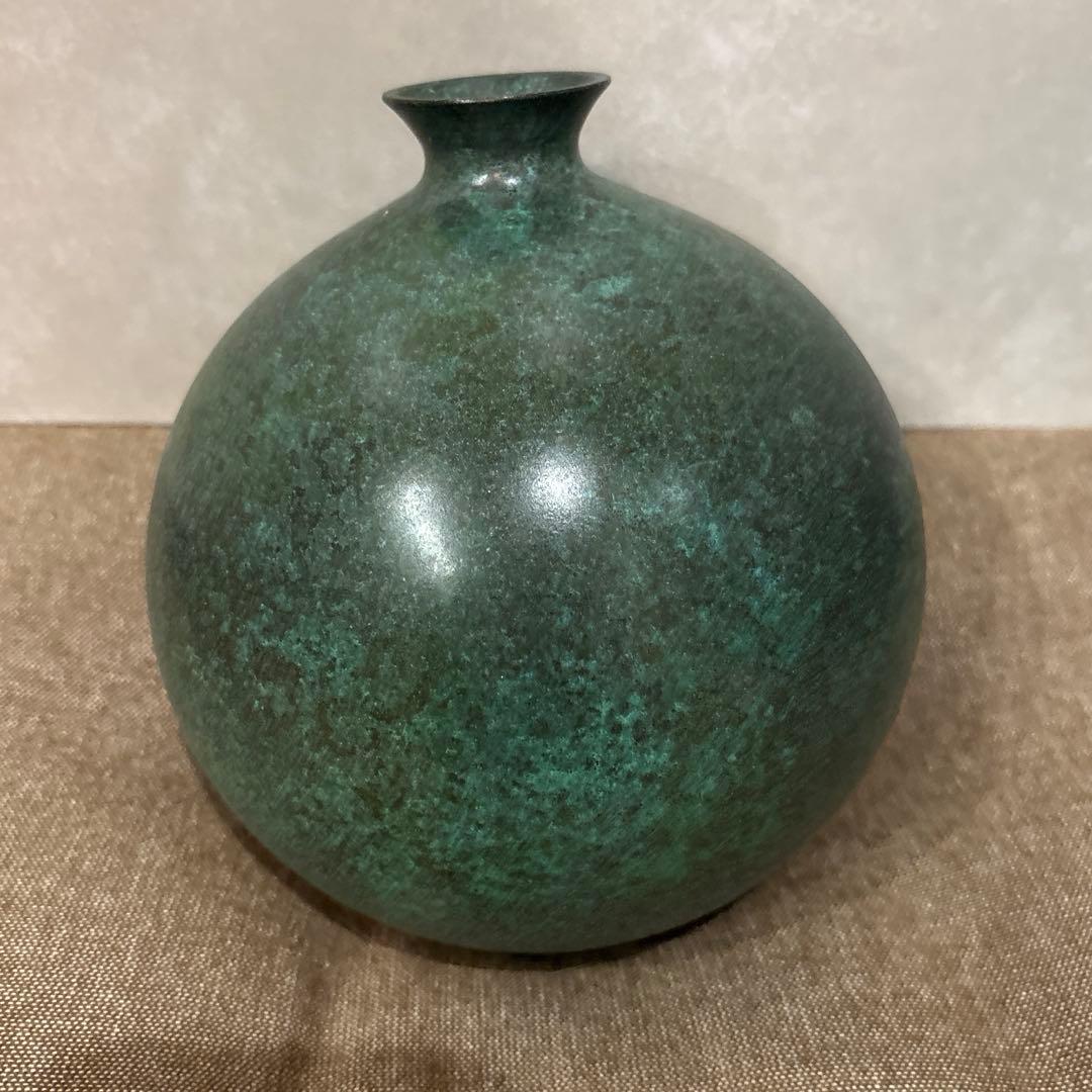 梅　玉寿　高岡銅器　彫金細工　ブロンズ