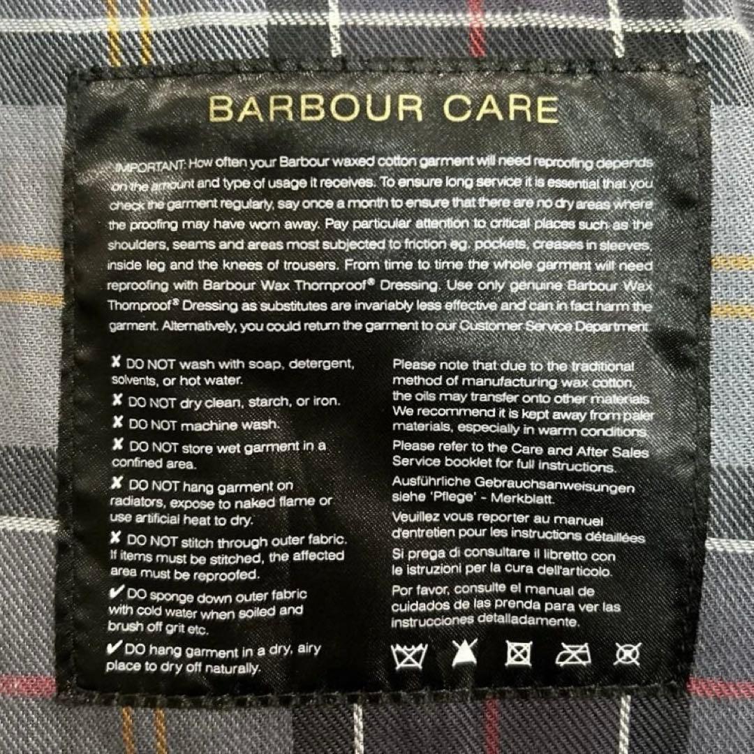 Barbour / SL BORDER WAX ブラック サイズ34