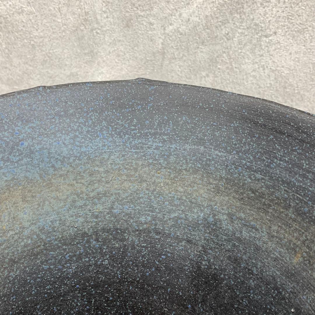 花器 延美 高さ約20cm 池坊 灰青色 生花 立花 華道 フラワーベース