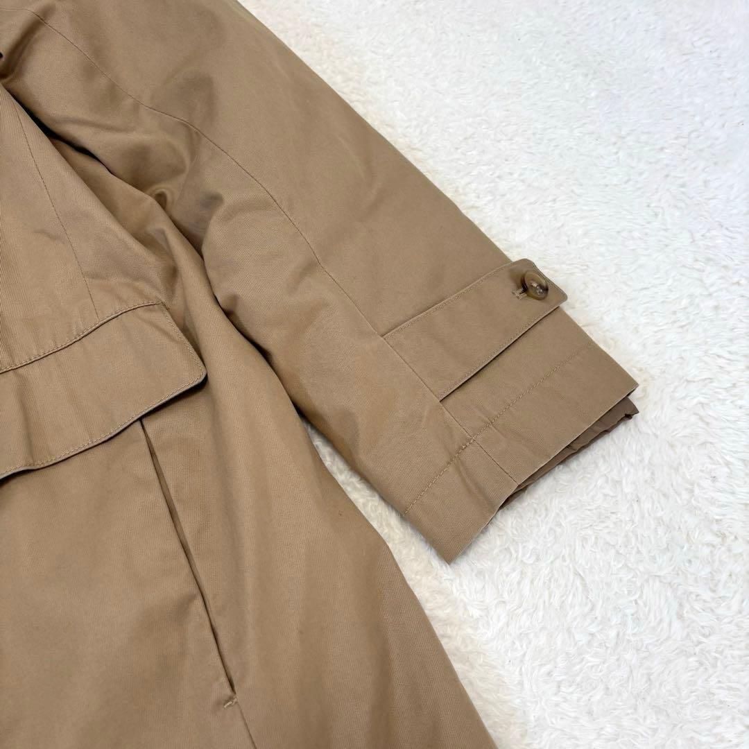 【美品 XL】ユナイテッドアローズ ダウンライナー ステンカラーコート ベージュ